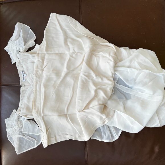 Reformation Butterfly Dress in Ivory - Picture 13 of 15